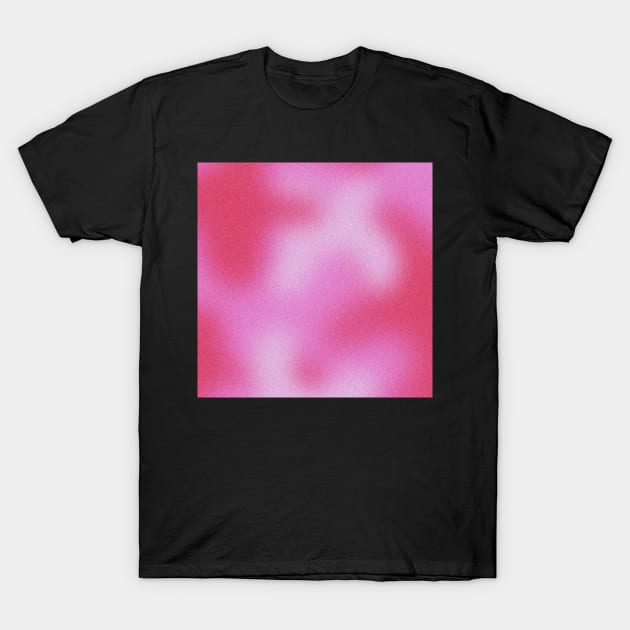 pink gradient aura grainy pattern T-Shirt by Asilynn